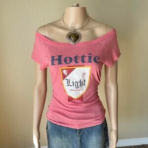 Y2k american eagle hottie babytee